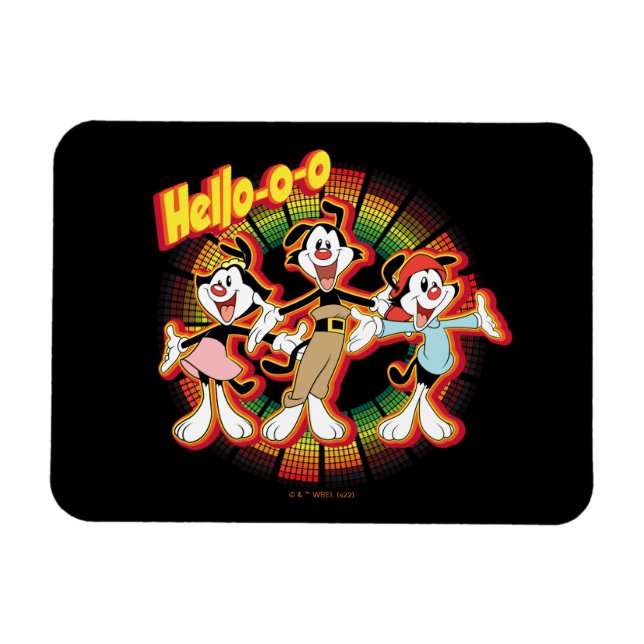 Animaniacs | Hello-o-o Retro Equalizer Graphic Magnet (Horizontal)