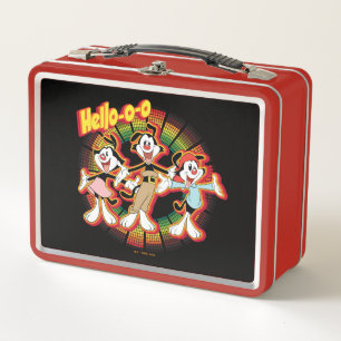 Animaniacs Hello-o-o Retro Equalizer Graphic Metall Brotdose