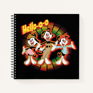 Animaniacs   Hello-o-o Retro Equalizer Graphic Notizbuch