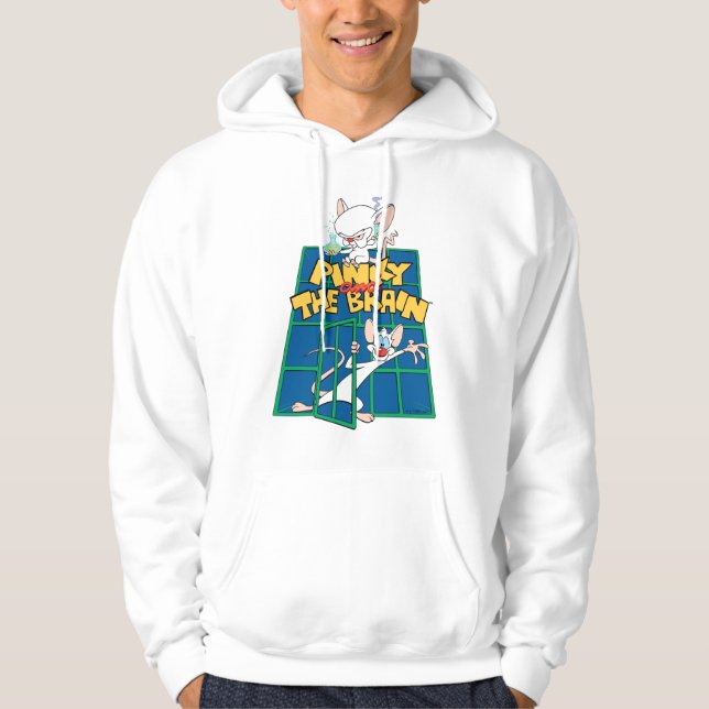 Animaniacs | Pinky und The Brain Cage Graphic Hoodie (Vorderseite)