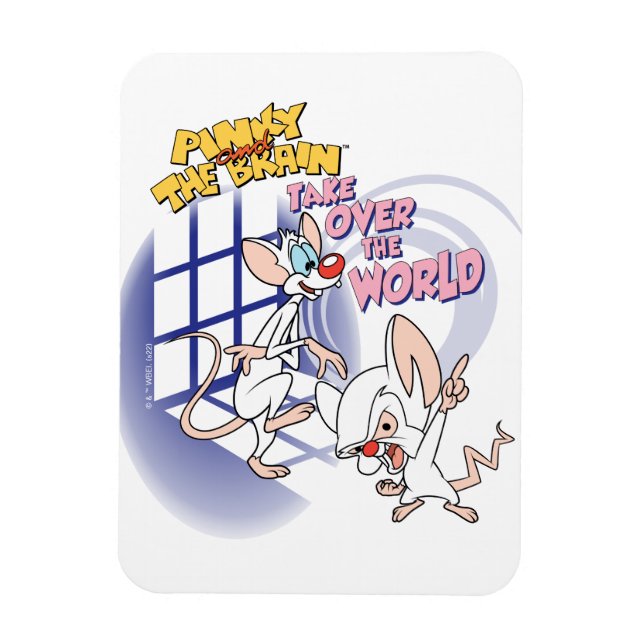 Animaniacs | Übernehmen Sie die Weltgrafik Magnet (Vertikal)