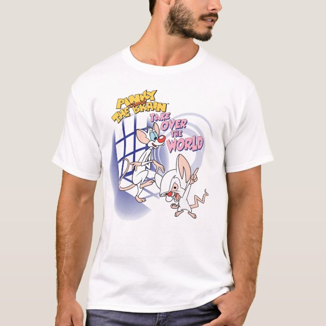 Animaniacs | Übernehmen Sie die Weltgrafik T-Shirt (Vorderseite)
