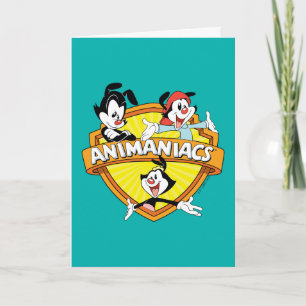 Animaniacs   Warner Brothers & Sister WB Shield Karte