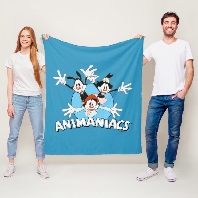 Animaniacs | Warner Siblings Arms Wide Graphic Fleecedecke (Beispiel)