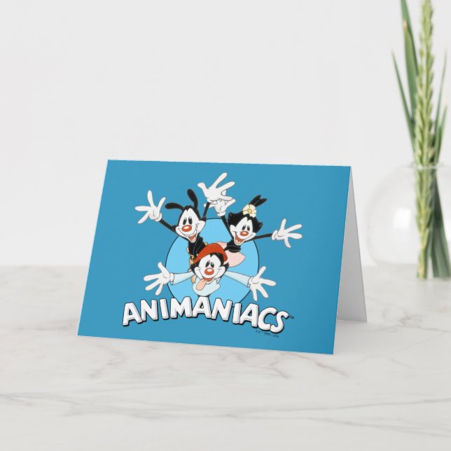 Animaniacs | Warner Siblings Arms Wide Graphic Karte (Vorderseite)