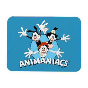 Animaniacs   Warner Siblings Arms Wide Graphic Magnet