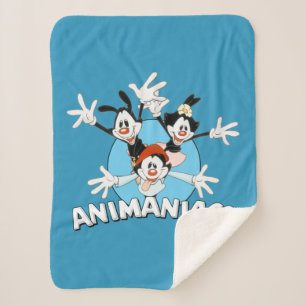 Animaniacs Warner Siblings Arms Wide Graphic Sherpadecke