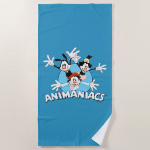 Animaniacs Warner Siblings Arms Wide Graphic Strandtuch