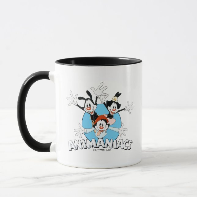 Animaniacs | Warner Siblings Arms Wide Graphic Tasse (Links)