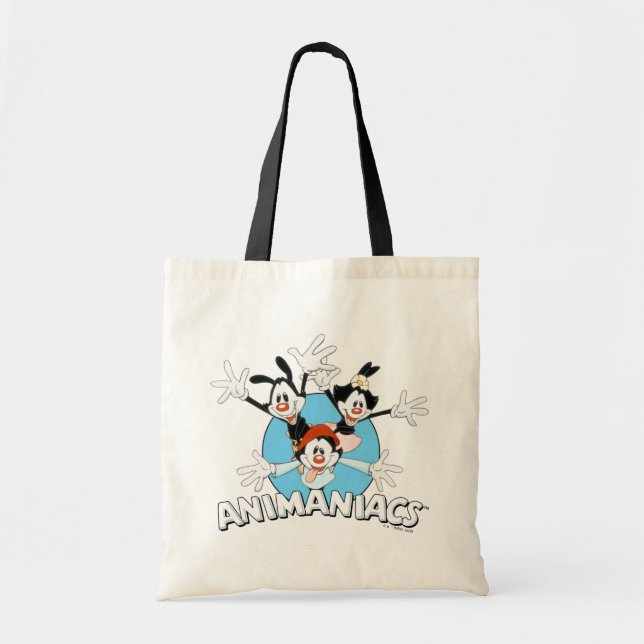 Animaniacs | Warner Siblings Arms Wide Graphic Tragetasche (Vorne)