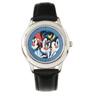 Animaniacs Warner Siblings Circle Graphic Armbanduhr
