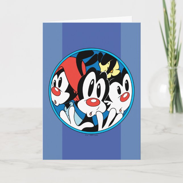 Animaniacs | Warner Siblings Circle Graphic Karte (Vorderseite)