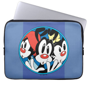 Animaniacs Warner Siblings Circle Graphic Laptopschutzhülle