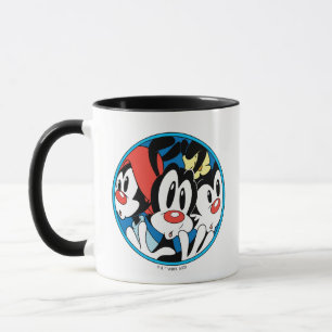 Animaniacs   Warner Siblings Circle Graphic Tasse