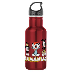 Animaniacs Warner Siblings "No Evil" Grafik Edelstahlflasche