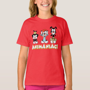Animaniacs Warner Siblings "No Evil" Grafik T-Shirt