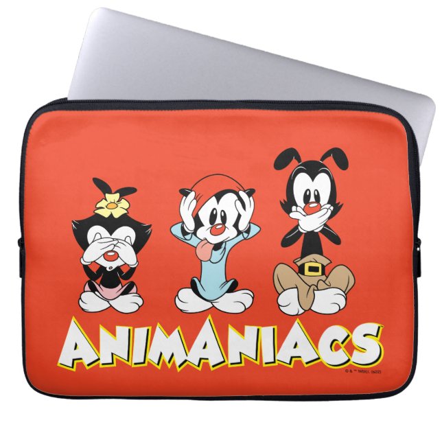 Animaniacs Warner Siblings "No Evil" Graphic Laptopschutzhülle (Vorderseite)