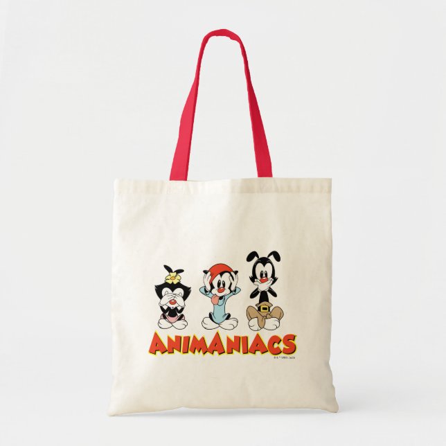 Animaniacs Warner Siblings "No Evil" Graphic Tragetasche (Vorne)