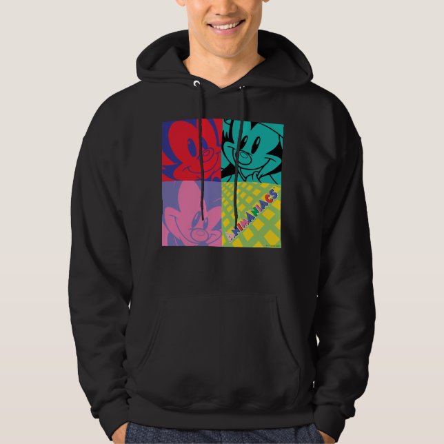 Animaniacs | Warner Siblings Pop Art Graphic Hoodie (Vorderseite)