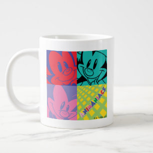 Animaniacs Warner   Siblings Pop Art Graphic Jumbo-Tasse