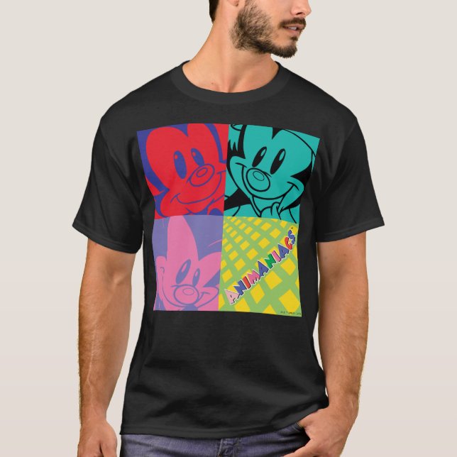 Animaniacs | Warner Siblings Pop Art Graphic T-Shirt (Vorderseite)
