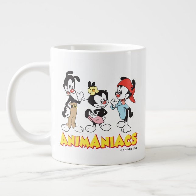 Animaniacs | Yakko, Dot und Wakko Stehend Jumbo-Tasse (Links)