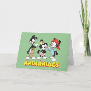 Animaniacs   Yakko, Dot und Wakko Stehend Karte
