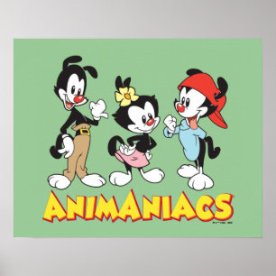 Animaniacs   Yakko, Dot und Wakko Stehend Poster