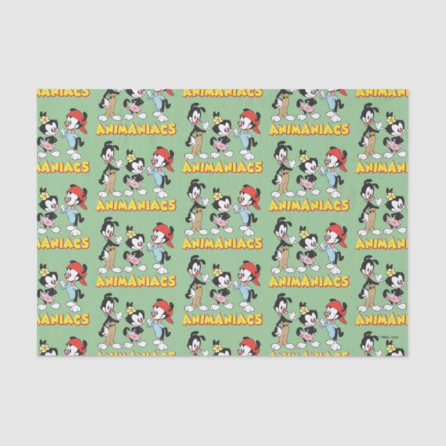 Animaniacs | Yakko, Dot und Wakko Stehend Seidenpapier (Vorderseite)