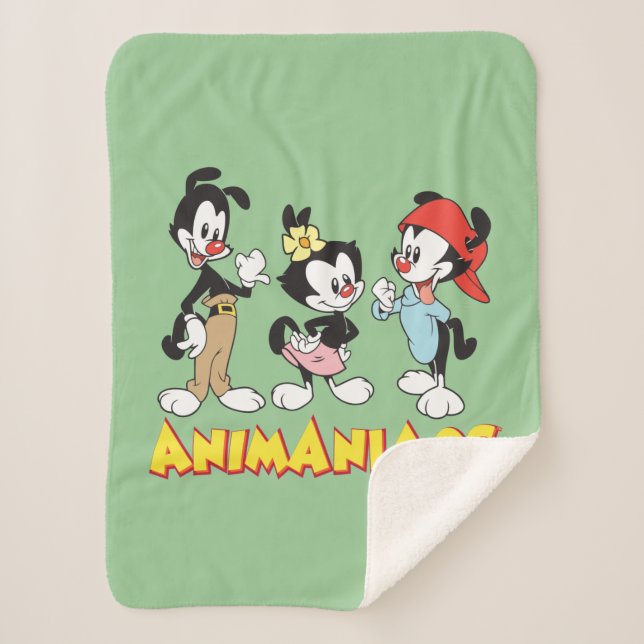 Animaniacs | Yakko, Dot und Wakko Stehend Sherpadecke (Vorderseite)