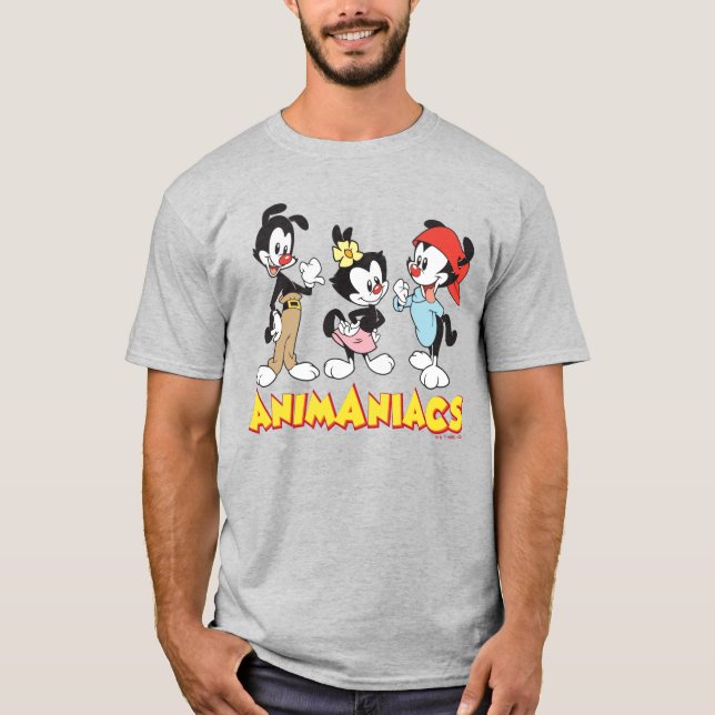 Animaniacs | Yakko, Dot und Wakko Stehend T-Shirt (Vorderseite)