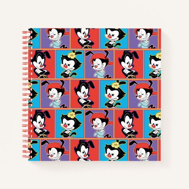 Animaniacs | Yakko, Dot, & Wakko Panel Grafik Notizbuch (Vorderseite)