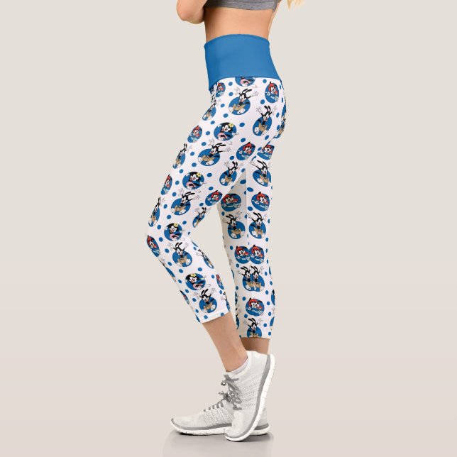 Animaniacs | Yakko, Wakko & Dot Circle Pattern Capri Leggings (Links)