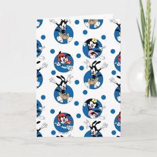Animaniacs   Yakko, Wakko & Dot Circle Pattern Karte