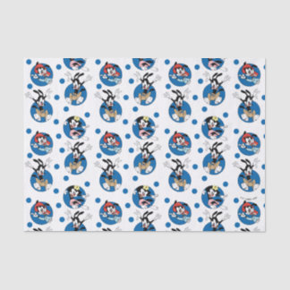 Animaniacs | Yakko, Wakko & Dot Circle Pattern Seidenpapier