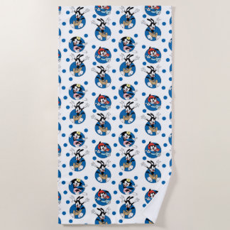 Animaniacs | Yakko, Wakko & Dot Circle Pattern Strandtuch