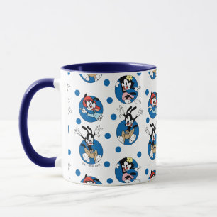 Animaniacs   Yakko, Wakko, & Dot Circle Pattern Tasse