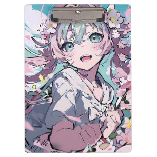 Animated Ai Generated Girl Klemmbrett