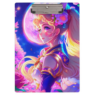 Animated Ai Generated Girl Klemmbrett