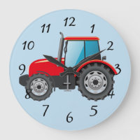 Animated Red Tractor