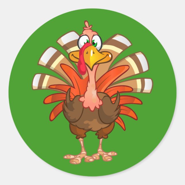 Animated Turkey Stickers (Vorderseite)