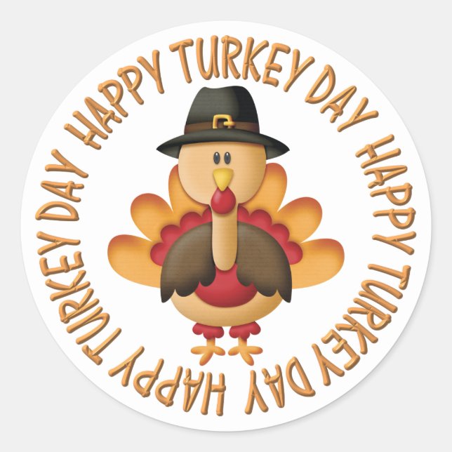 Animated Turkey Stickers (Vorderseite)