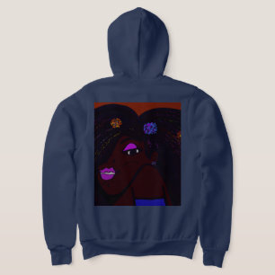 Animation einer farbigen Frau Hoodie