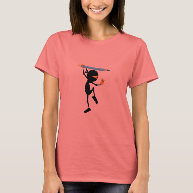AnimationMentor.com STEWIE Ninja - T - Shirt von F (Vorderseite)