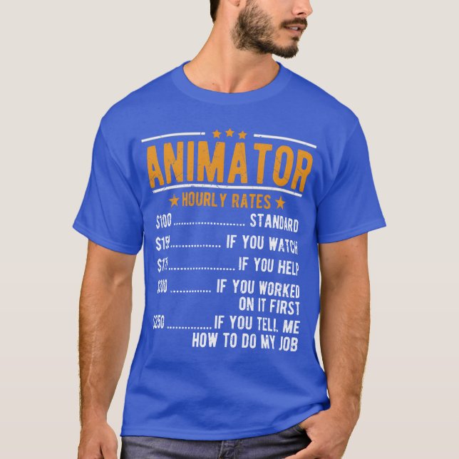 Animator Stundensätze Mädchen T-Shirt (Vorderseite)