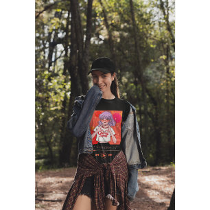 Anime Aesthetic Girl "Cherry Bomb" Euphoria Music T-Shirt