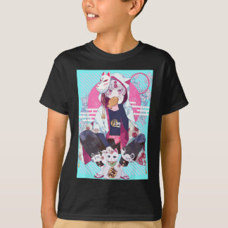 Anime Aesthetic Japanese Pastel Kawaii Waifu Vapor T-Shirt