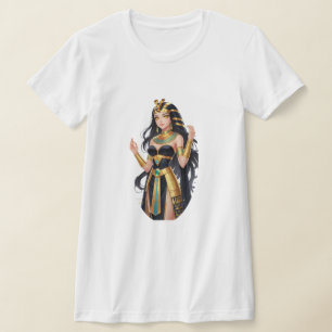 Anime-Ägyptische Pharaonin Königin – Majestätische T-Shirt