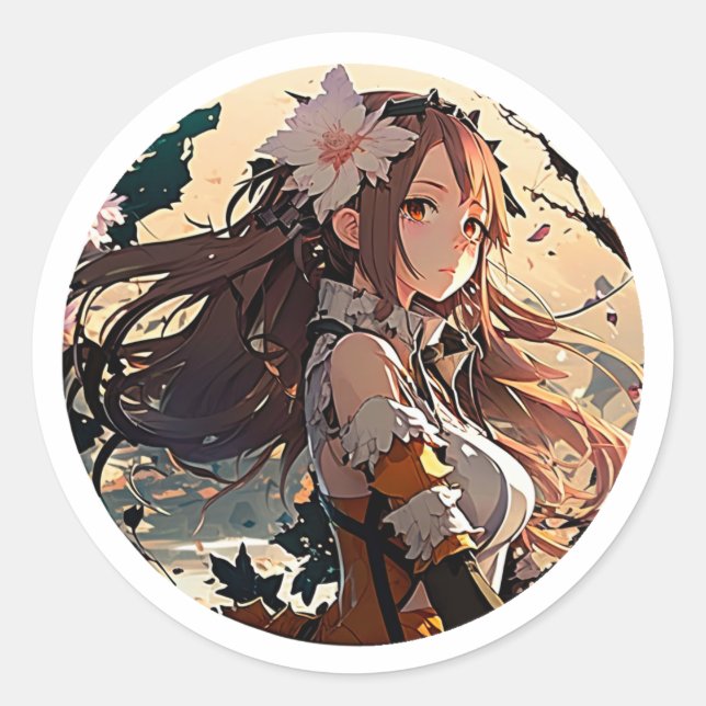 Anime Akira Art Stiker Runder Aufkleber (Vorderseite)