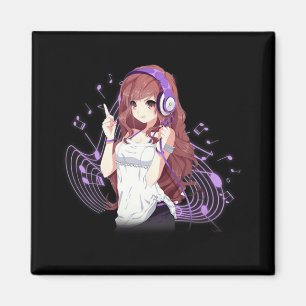 Anime and Music Merch Kawaii Manga Otaku für Teens Magnet